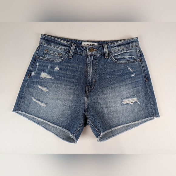 Flying Monkey Denim - NEW Flying Monkey Platinum Women's Denim Jean Shorts Size 28 Cotton